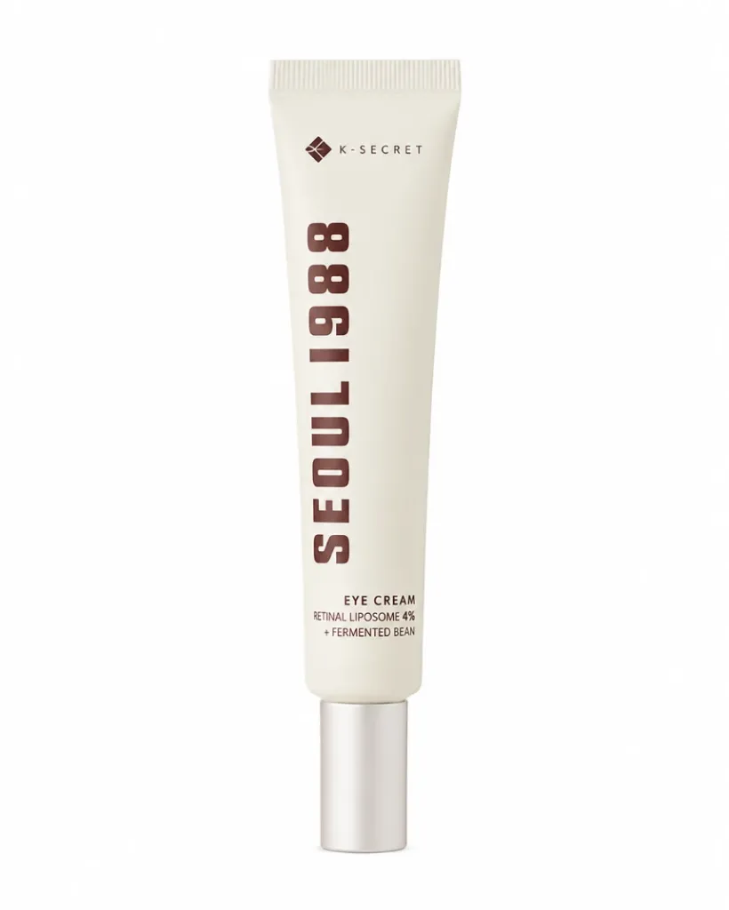 K-Secret - SEOUL 1988 Eye Cream Retinal Liposome 4% + Fermented Bean (İnce Çizgi Önleyici ve Elastikiyet Koruyucu 3 Peptitli ve Retinalli Göz Kremi) 30ml