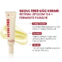 K-Secret - SEOUL 1988 Eye Cream Retinal Liposome 4% + Fermented Bean (İnce Çizgi Önleyici ve Elastikiyet Koruyucu 3 Peptitli ve Retinalli Göz Kremi) 30ml