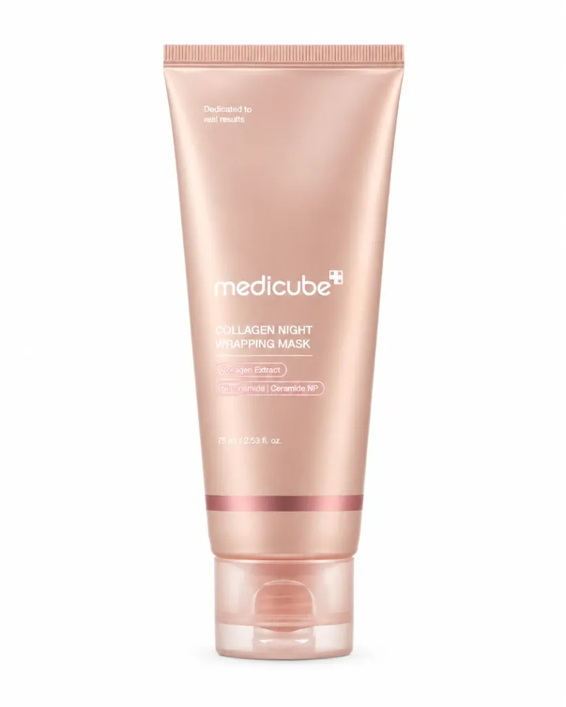 Medicube - Collagen Night Wrapping Mask (Besleyici ve Elastikiyet Koruyucu Kolajenli Soyulabilir Uyku Maskesi) 75ml