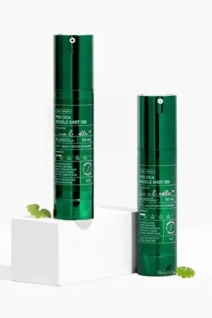 VT Cosmetics - Pro Cica Reedle Shot 100 (Bariyeri Güçlü Tutan Cica Aktifli Mikro Bakım Ampulü) 50ml