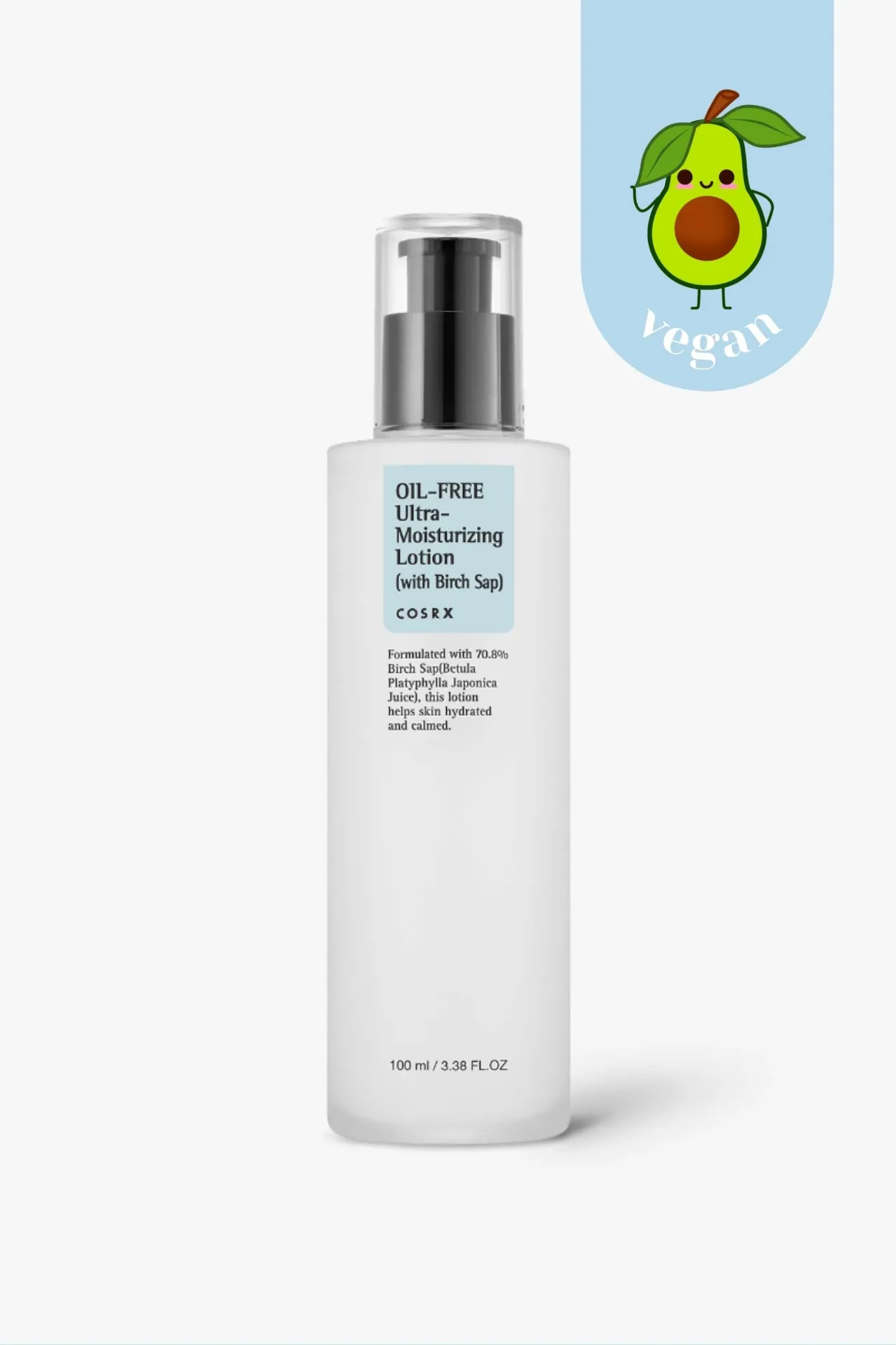 COSRX Oil Free Ultra Moisturizing Lotion with Birch Sap - Huş Ağacı Özlü Yağsız Nemlendirici Losyon 100ml