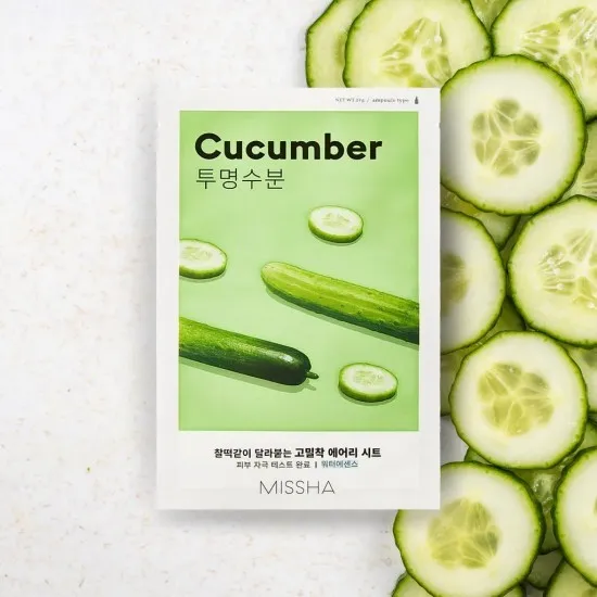 MISSHA Parlak Görünüm Sunan ve Yoğun Nemlendirici Yaprak Maske  Airy Fit Sheet Mask Honey